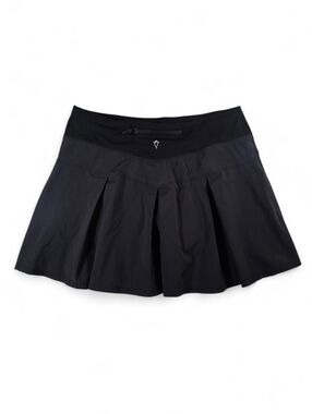 IVIVVA by Lululemon Fast Drill Skirt Mini Skort Activewear Running Sz 14 Black